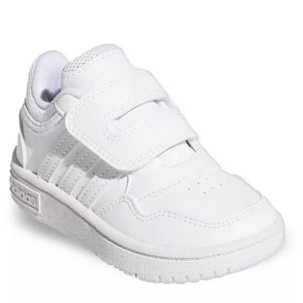 adidas Hoops 3.0 Baby/Toddler Shoes in White Size 10K - Picture 2 of 12